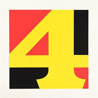 ROBERT INDIANA Die Deutsche Vier (The German Four).